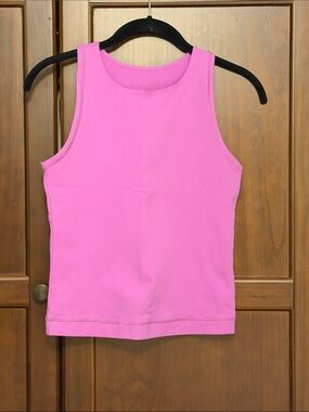Calia Lilac Pink High Neck Tank - Waist Length Size Small